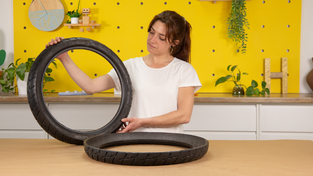 Cómo cortar un neumático en horizontal para tus proyectos DIY