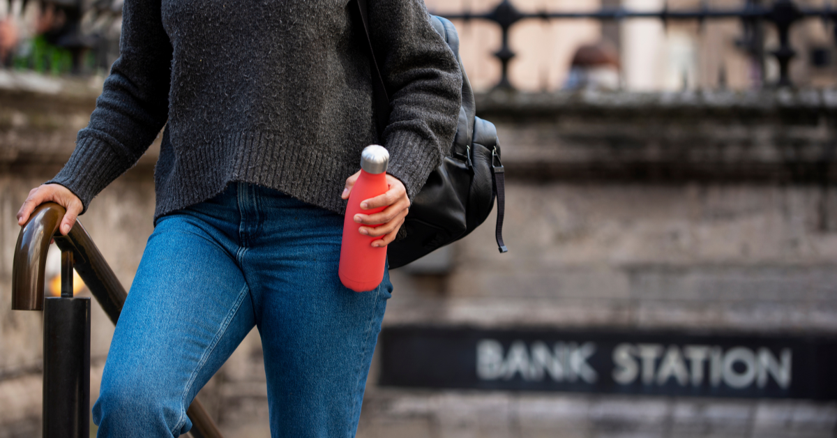 Botella reutilizable