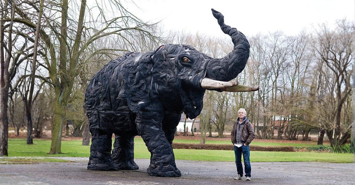 Escultura "Elefante / Elephant" de Serge Van de Put