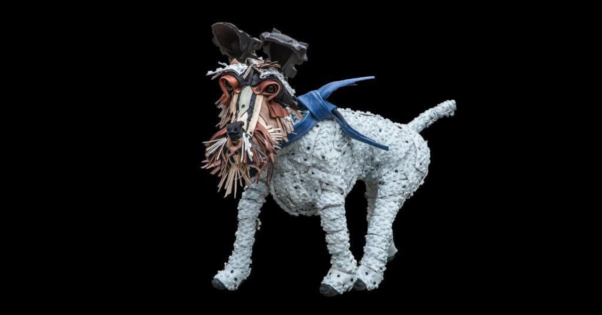 Escultura "Milú / Milou" de Serge Van de Put