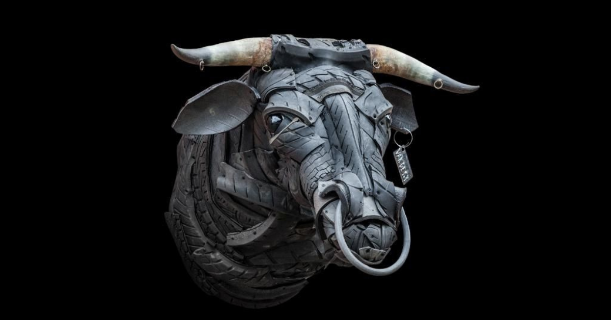 Escultura "Toro / Bull" de Serge Van De Put