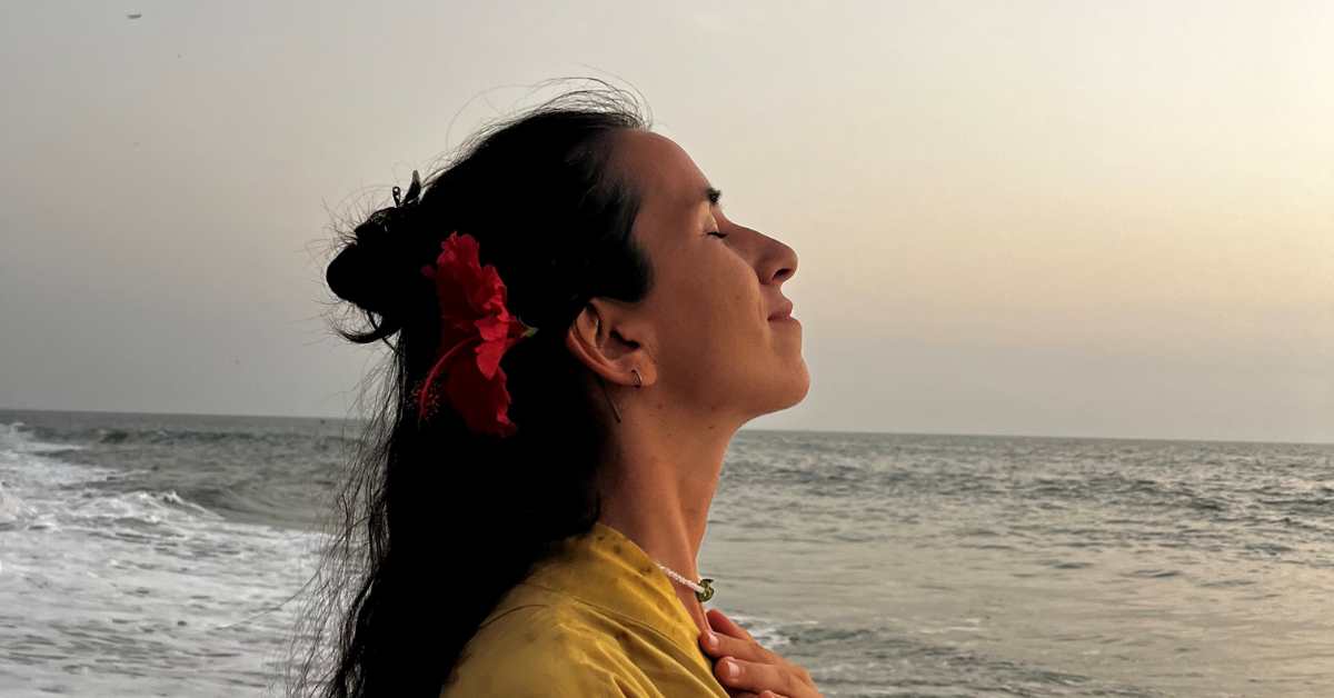 Alicia, creadora de La Flor de Shakti