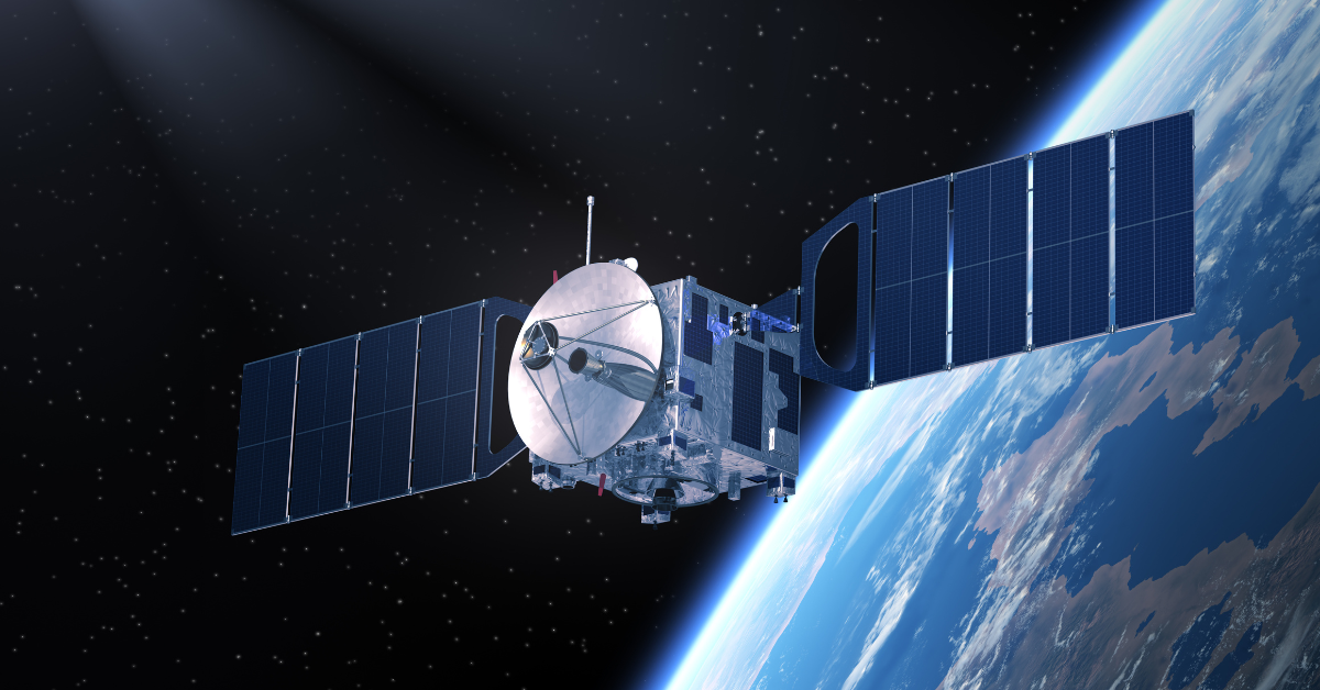Satélite en el espacio