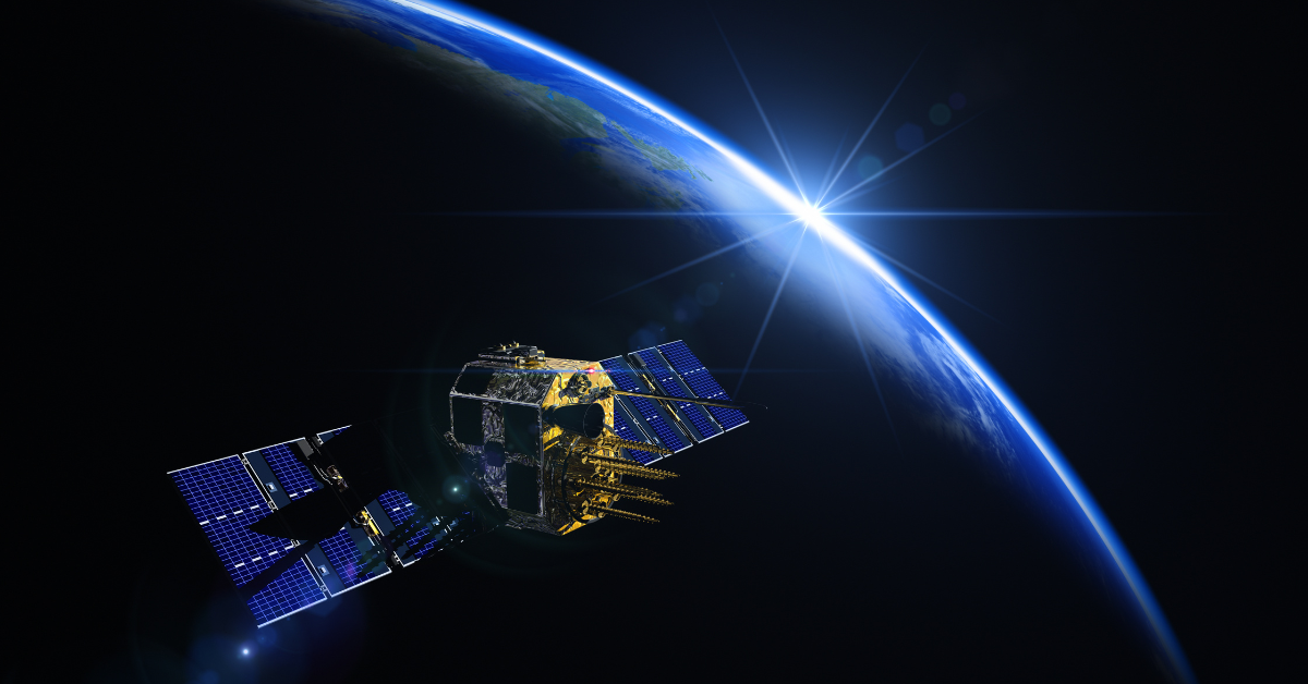 Satélite en el espacio