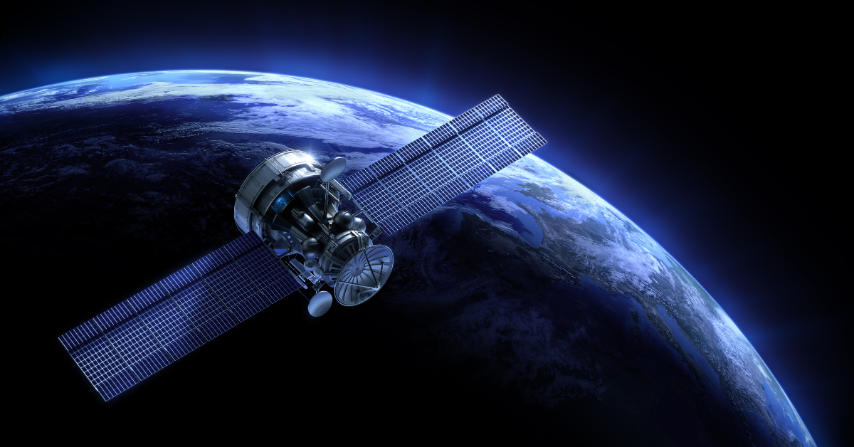 Satélite en el espacio