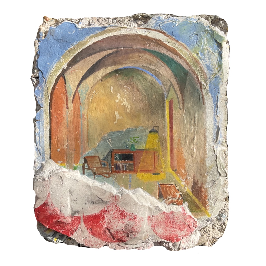 Fresco clasico sobre publicidades de Madrid de Daniel Barrio