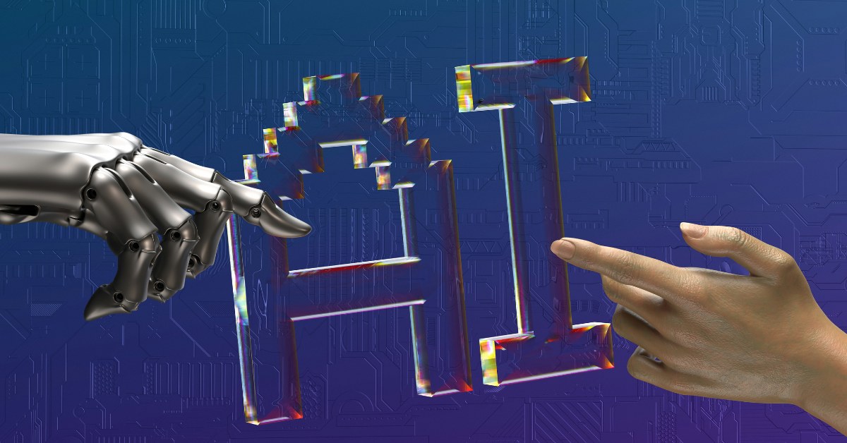 Mano humana y mano robótica unidas por la IA