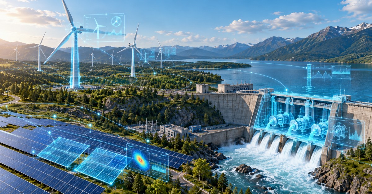 Gemelo digital en energías renovables